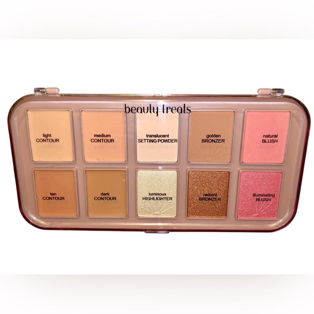 BNIB Beauty Treats 10 Face Palette - All The Essentials - Picture 3 of 3